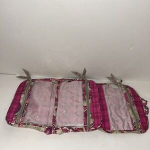 Vera Bradley Jewelry Organizer Travel ALL WRAPPED UP JEWELRY ROLL‎ case bag Gift